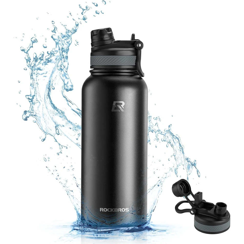 Rockbros 35210029001 terminė gertuvė dviračiui 550 ml – juodos spalvos