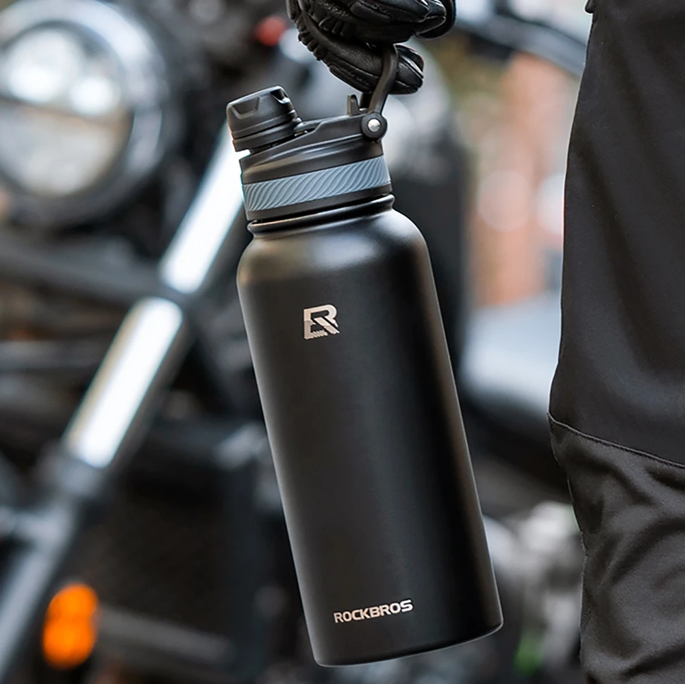Rockbros 35210029002 terminė gertuvė dviračiui 650 ml – juodos spalvos