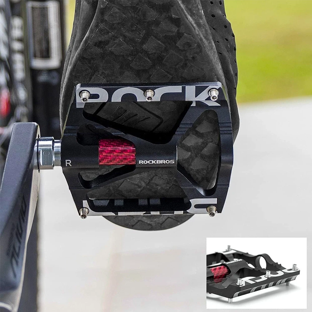 Rockbros 37213071001 Aluminum Alloy Bicycle Pedal Set – juodos spalvos