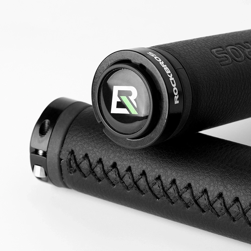 Rockbros 40210003001 microfiber bicycle handlebar grips – juodos spalvos