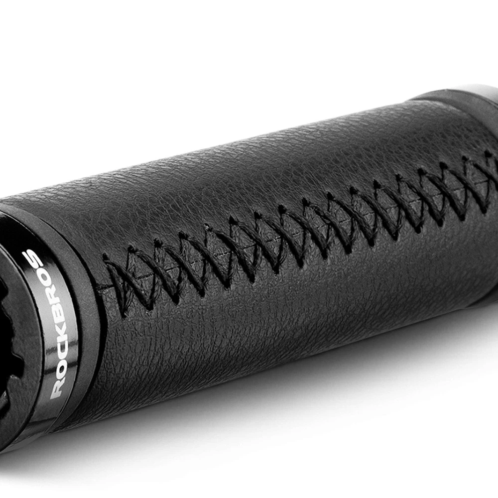 Rockbros 40210003001 microfiber bicycle handlebar grips – juodos spalvos