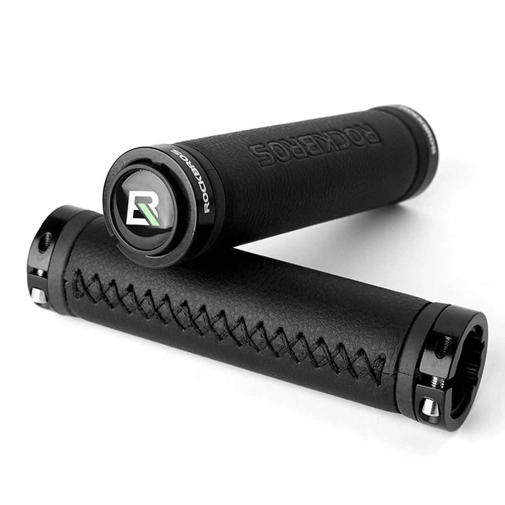 Rockbros 40210003001 microfiber bicycle handlebar grips – juodos spalvos