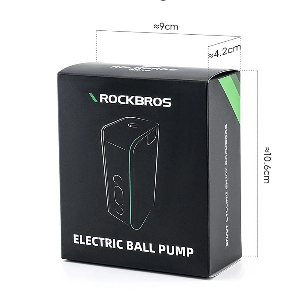 Rockbros 42520006001 Elektrinis siurblio kompresorius su skaitmeniniu ekranu kamuoliukams / balionams - Mėlyna