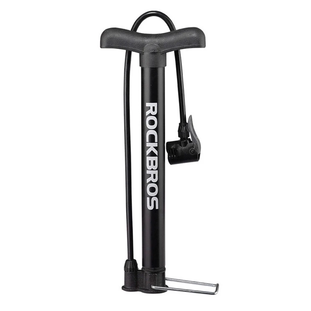 Rockbros A320 floor bicycle pompa – juodos spalvos
