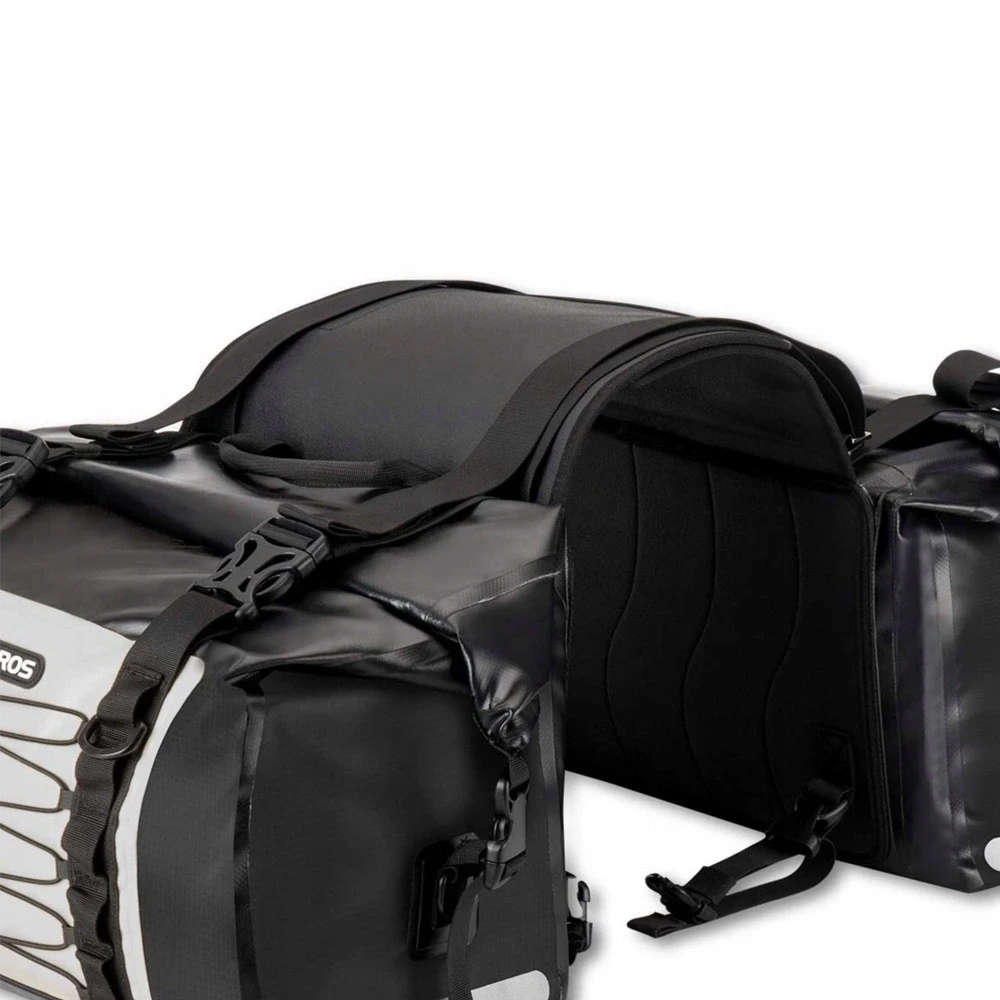 Rockbros AS-010BGR motorcycle bag, waterproof – pilkos spalvos