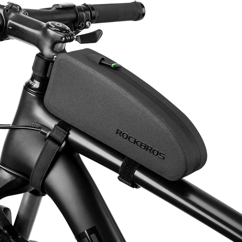 Rockbros AS-019 bicycle frame bag waterproof 1.5 l – juodos spalvos