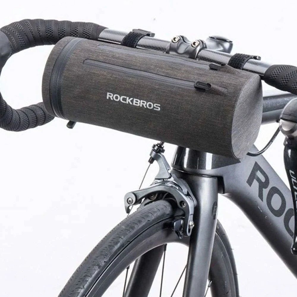 Rockbros AS-051 waterproof handlebar bag – juodos spalvos