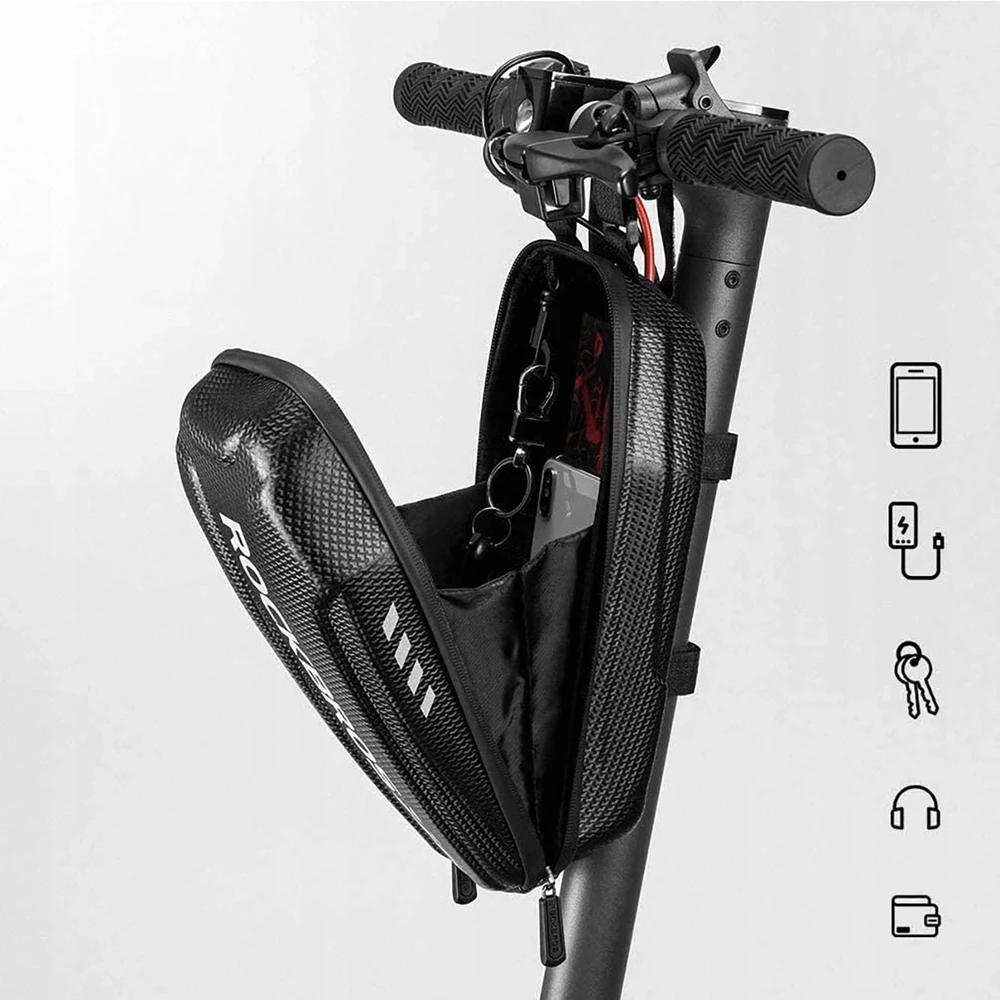 Rockbros B62-1 dviračio krepšys for handlebar or frame 3 l – juodos spalvos