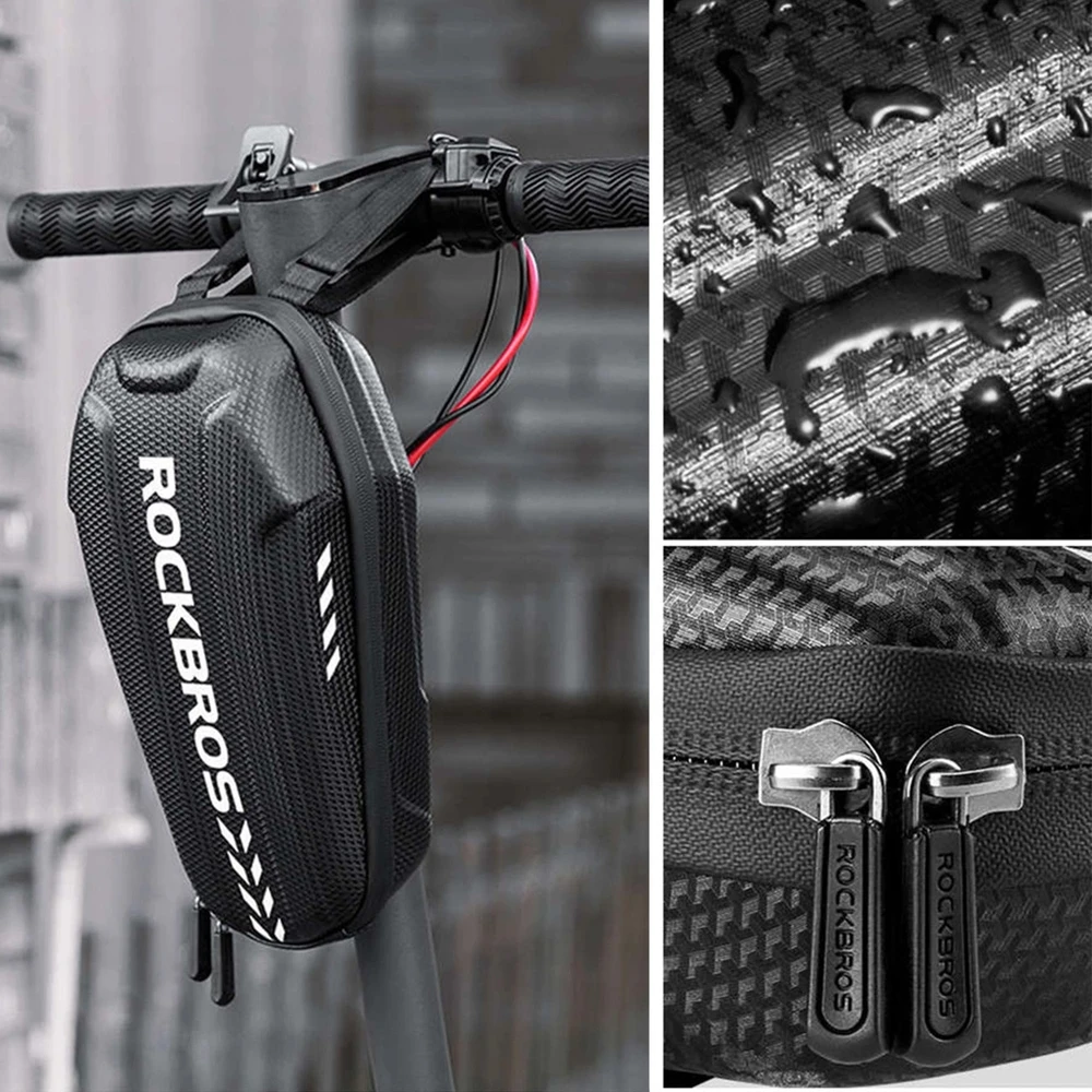 Rockbros B62-1 dviračio krepšys for handlebar or frame 3 l – juodos spalvos