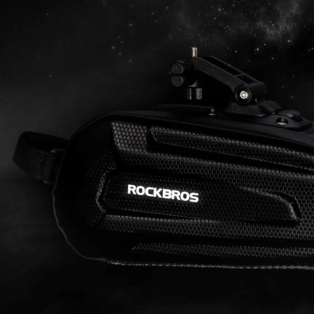 Rockbros B69 dviračio balnelio krepšys 1,8 l su lengvo atsegimo sistema – juodos spalvos