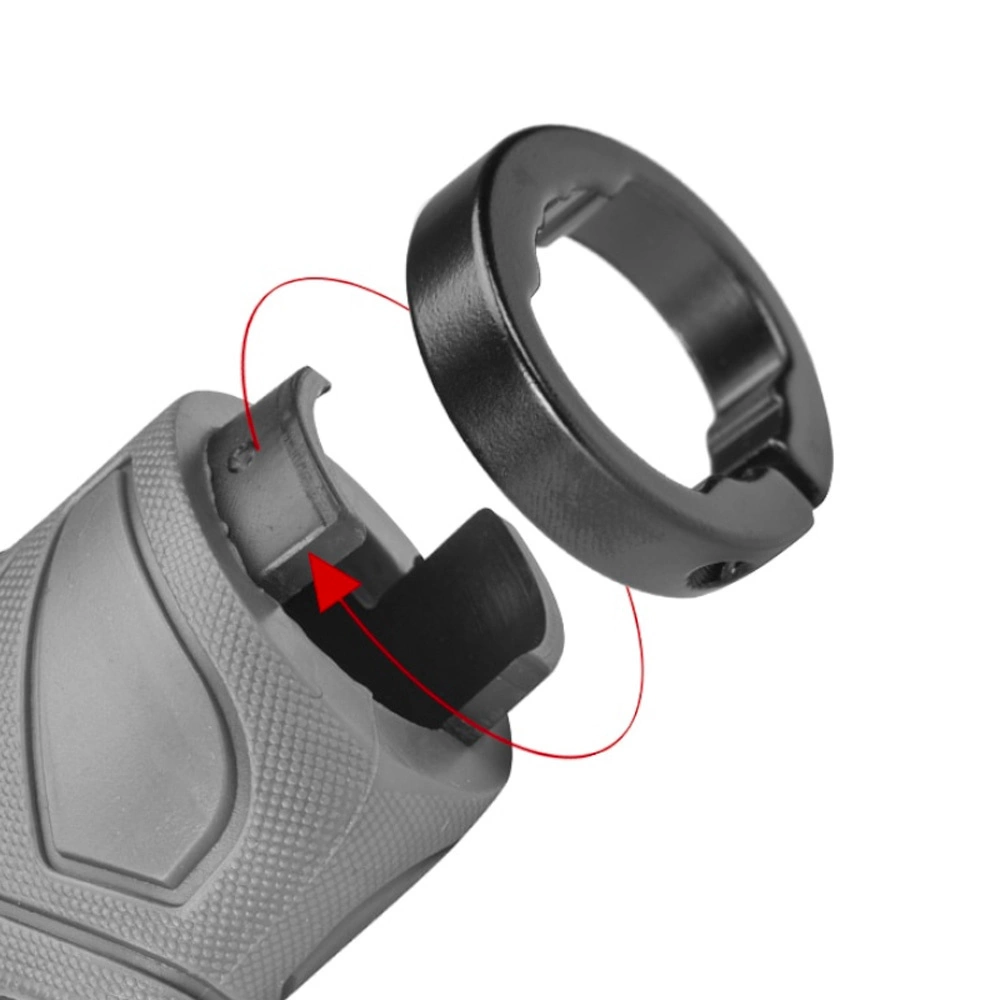 Rockbros BT1802GR bicycle grips – pilkos spalvos