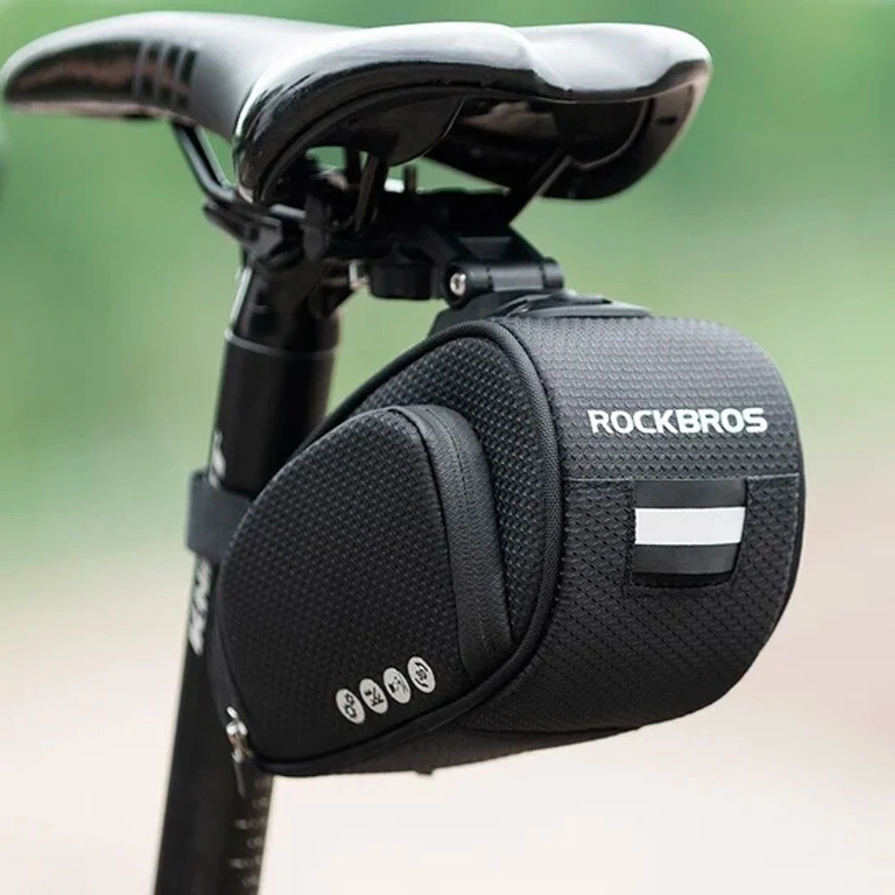 Rockbros C40 dviračio krepšys under the saddle – juodos spalvos