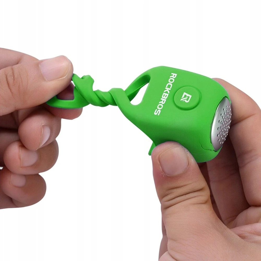 Rockbros CB1709GN elektroninis dviračio skambutis – žalias