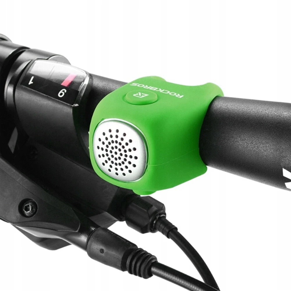 Rockbros CB1709GN elektroninis dviračio skambutis – žalias