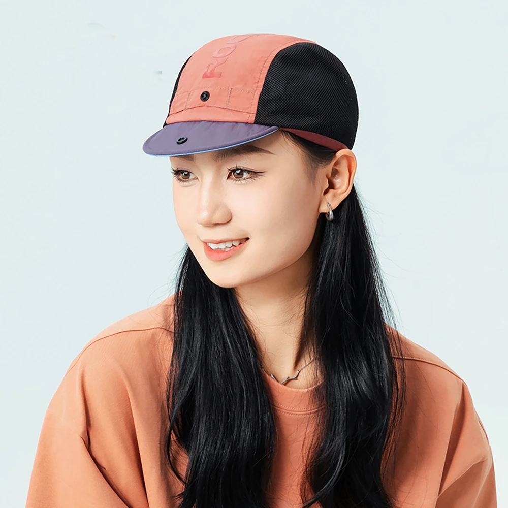 Rockbros Cycling Cap su Helmet Visor – Raudona