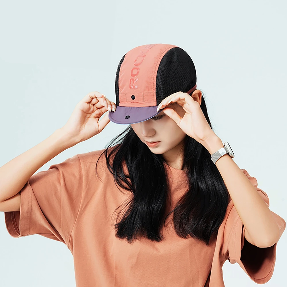 Rockbros Cycling Cap su Helmet Visor – Raudona