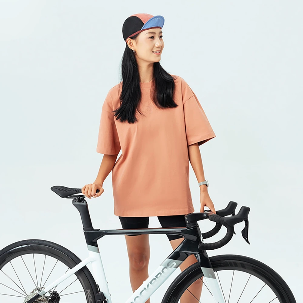 Rockbros Cycling Cap su Helmet Visor – Raudona