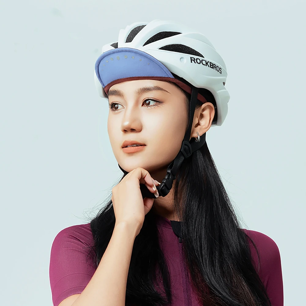 Rockbros Cycling Cap su Helmet Visor – Raudona
