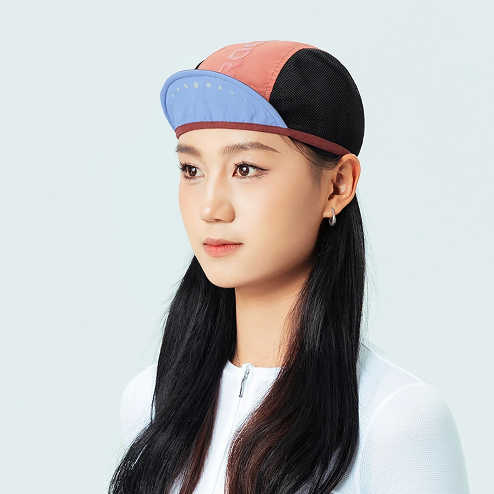 Rockbros Cycling Cap su Helmet Visor – Raudona