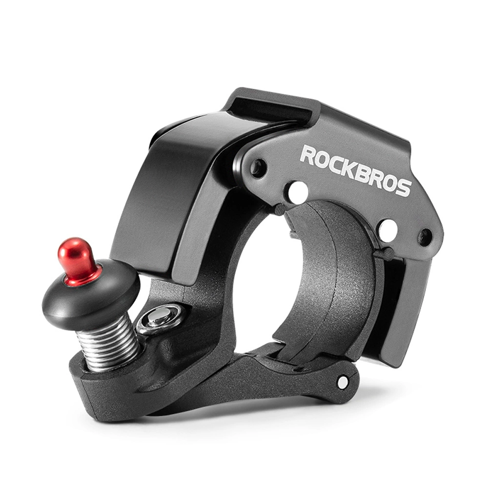 Rockbros bicycle bell 34210006001 shape C – juodos spalvos