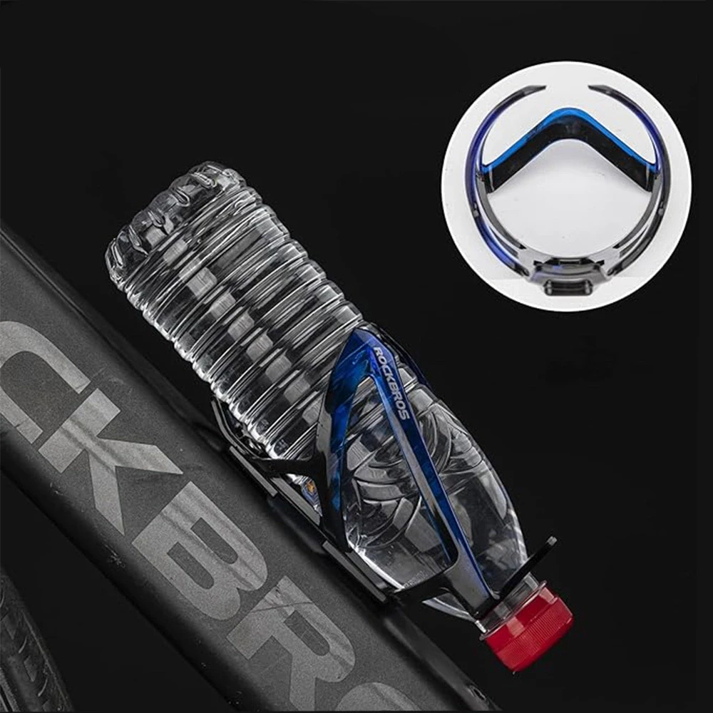 Rockbros FK338 bicycle holder for water bottle – juodos spalvos and mėlynas