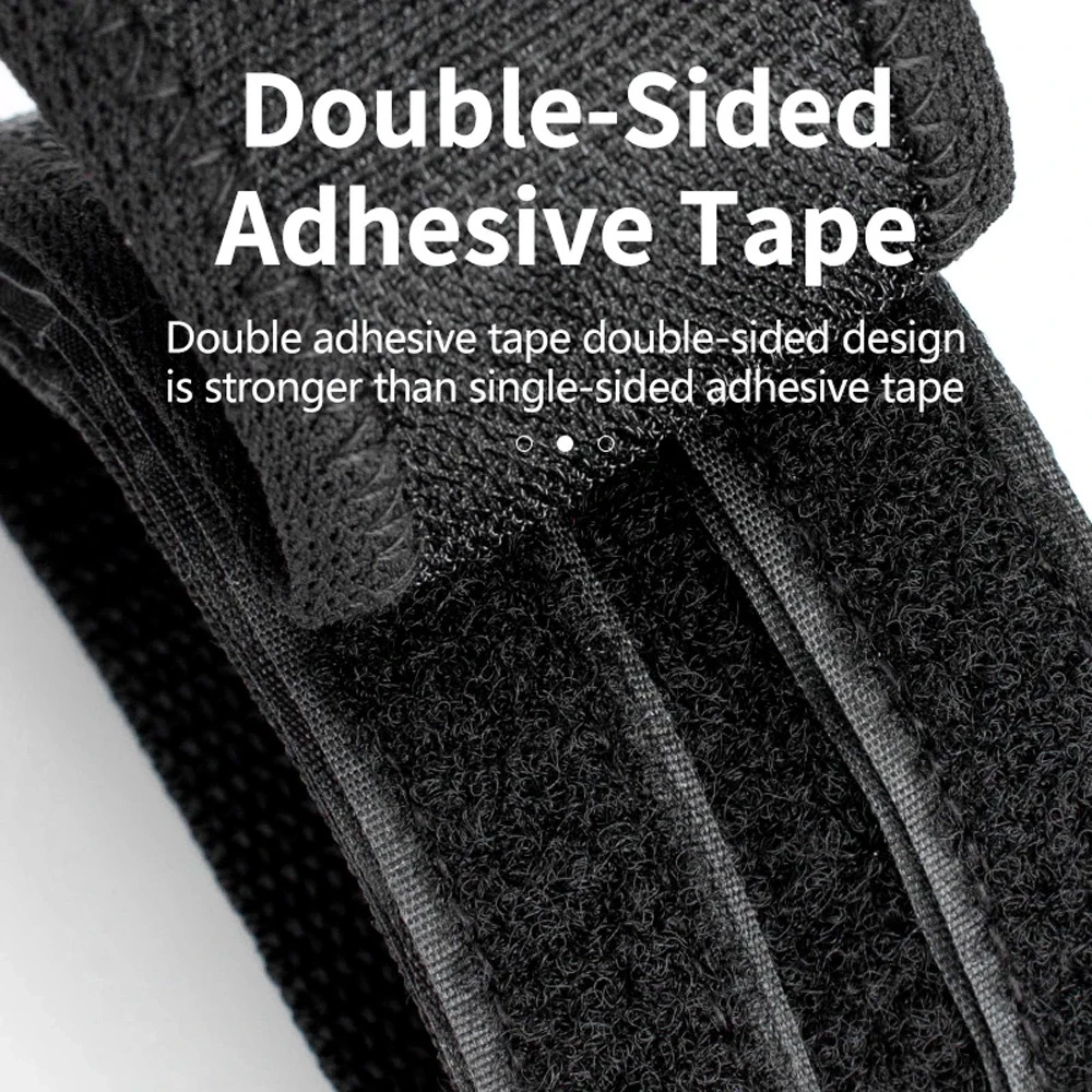 Rockbros GZT1001BK Bicycle Pedal Straps 2 pcs – juodos spalvos