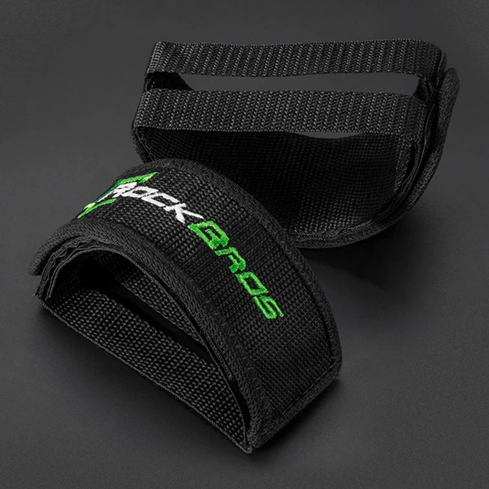 Rockbros GZT1001BK Bicycle Pedal Straps 2 pcs – juodos spalvos