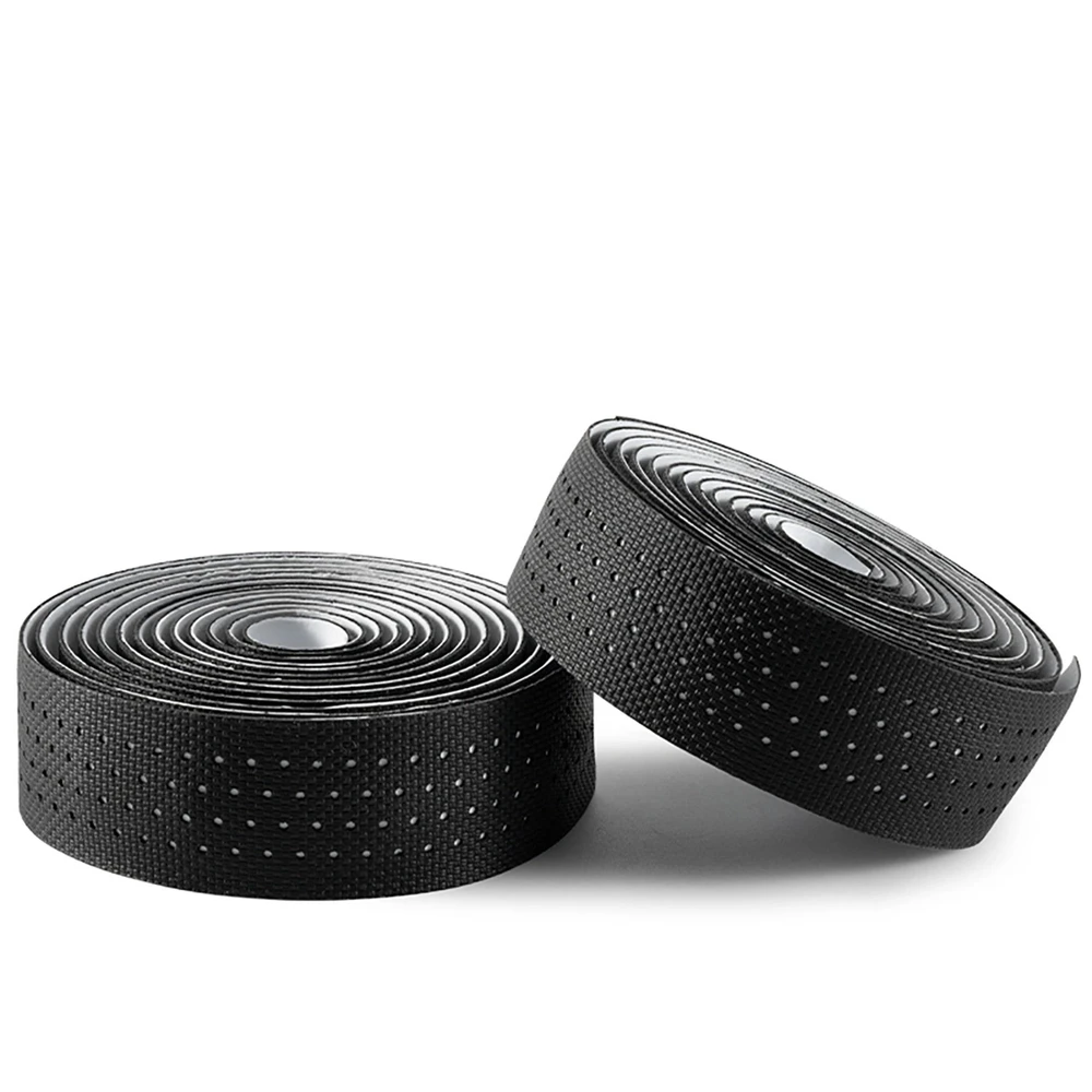 Rockbros dviračio vairo juosta Perforated Silicone – juodos spalvos