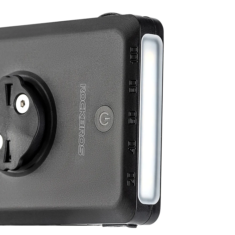 Rockbros JP008 priekinis dviračio žibintas prekystaliui su išorine baterija 5000mAh 150lm IPX6 &8211; juodos spalvos