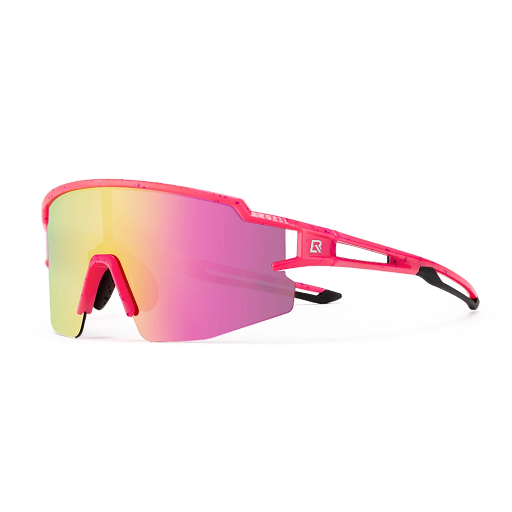 Rockbros Kids Polarized UV dviratininko akiniai – rožinės spalvos