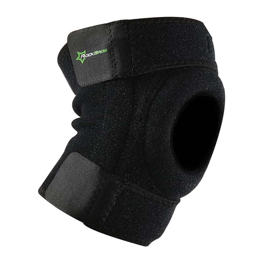 Rockbros LF1106M sports protector for patella and knee joint dydis M – juodos spalvos