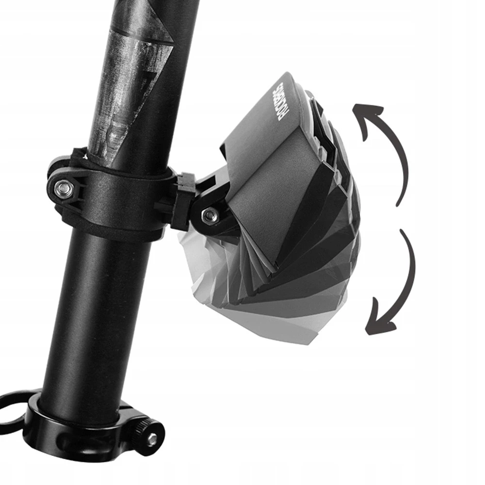 Rockbros LKWD-R1 Rear Bike Light with lazerinis and Remote Control + Micro USB – USB-A Cable – juodos spalvos