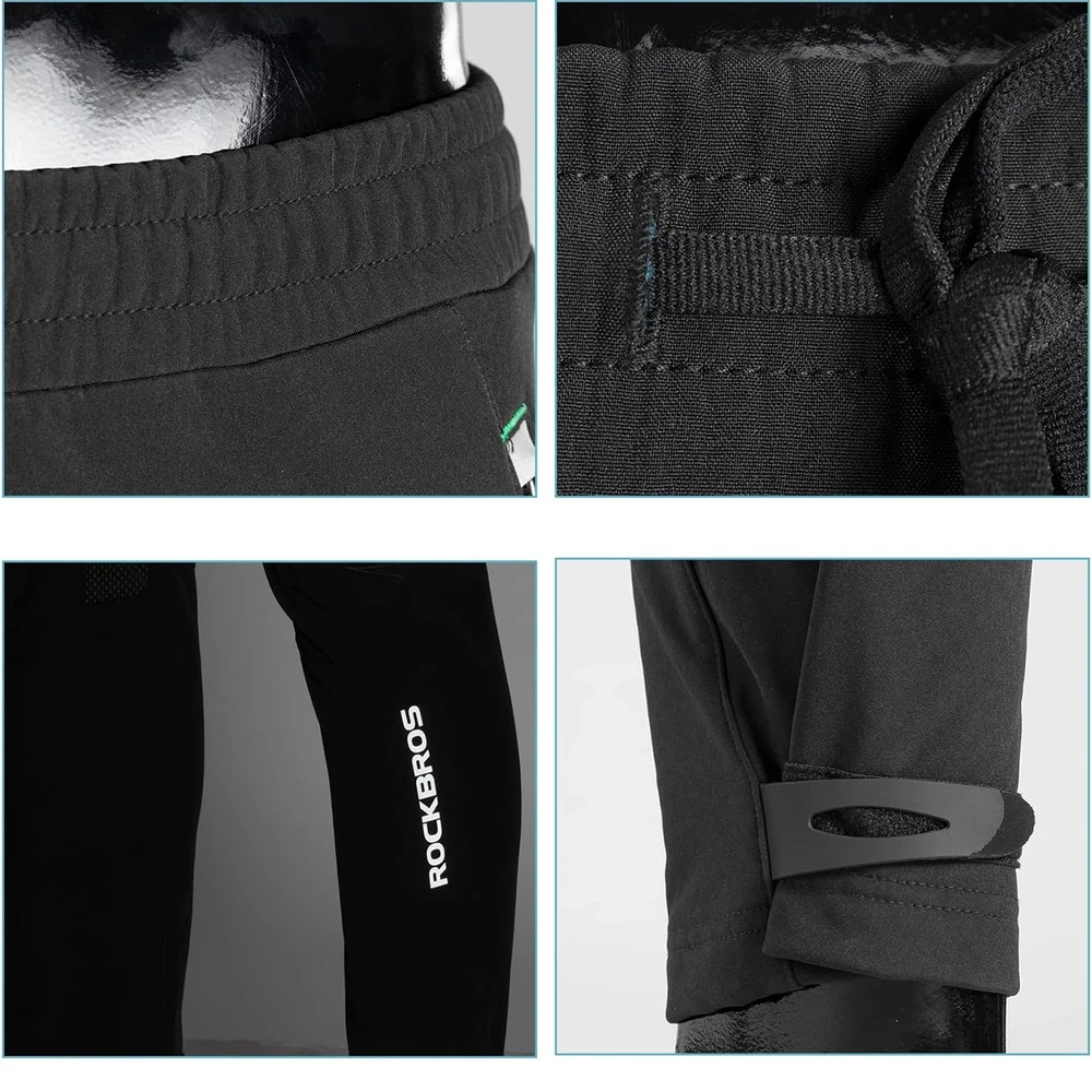 Rockbros Patrol Cycling Windproof Sports Pants Size L – juodos spalvos