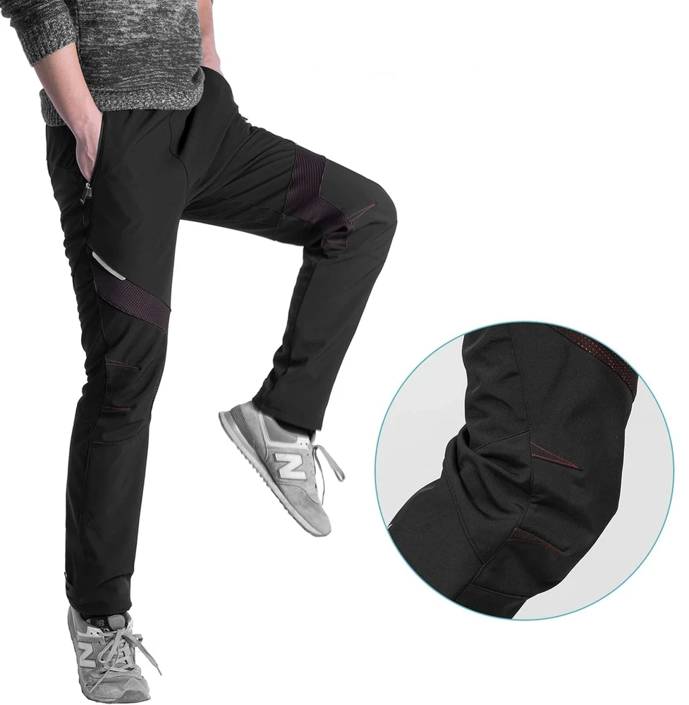 Rockbros Patrol Cycling Windproof Sports Pants Size L – juodos spalvos