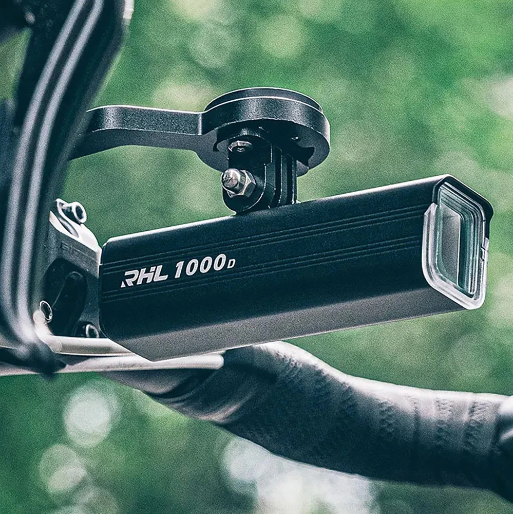 Rockbros RHL1500 priekinis dviračio žibintas 5000mAh 1500lm IPX6 – juodos spalvos