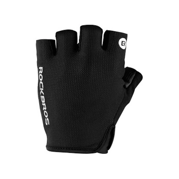 Rockbros S106BK dviratininko pirštinės, dydis L – juodos spalvos