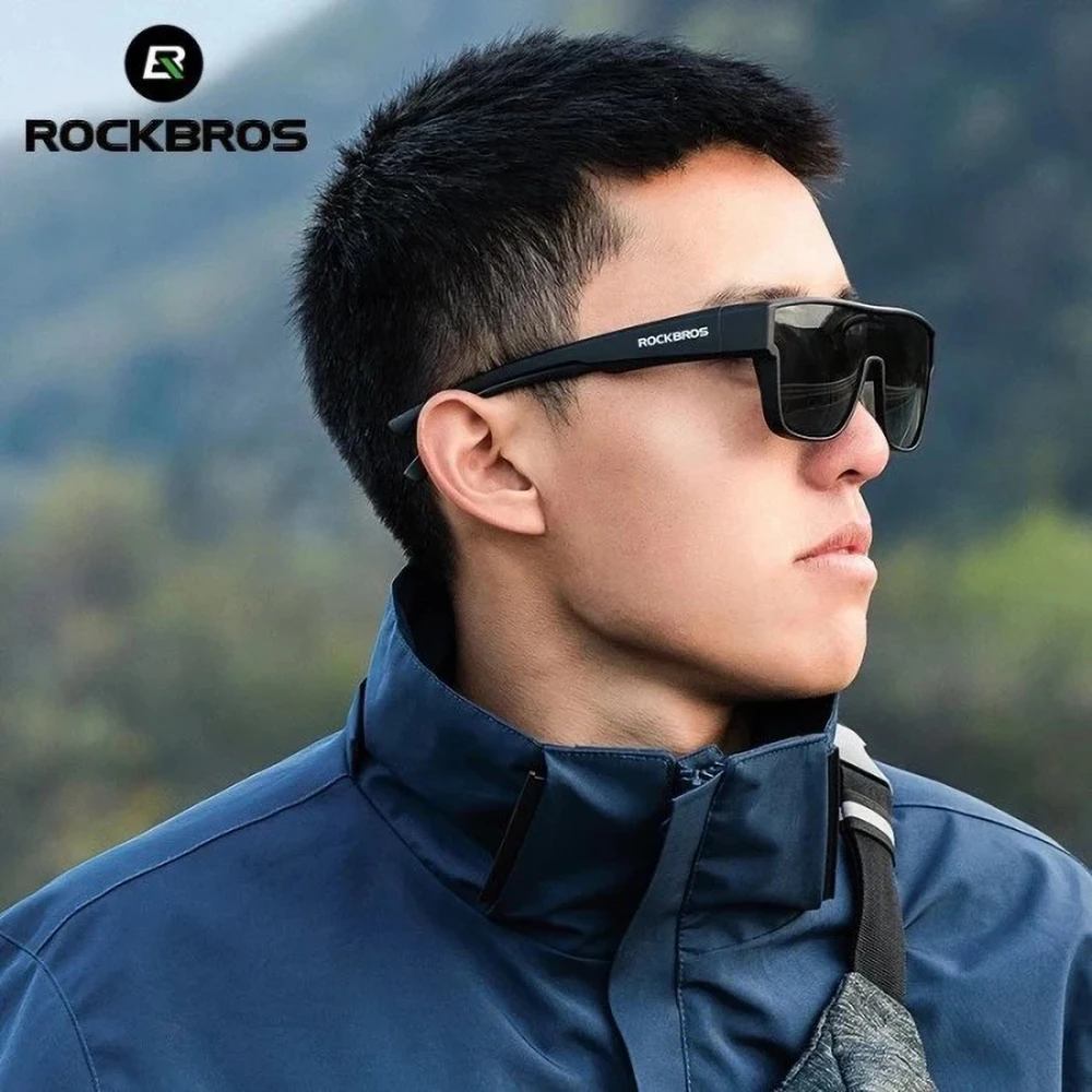 Rockbros SP304 polarizing dviratininko akiniai – pilkos spalvos