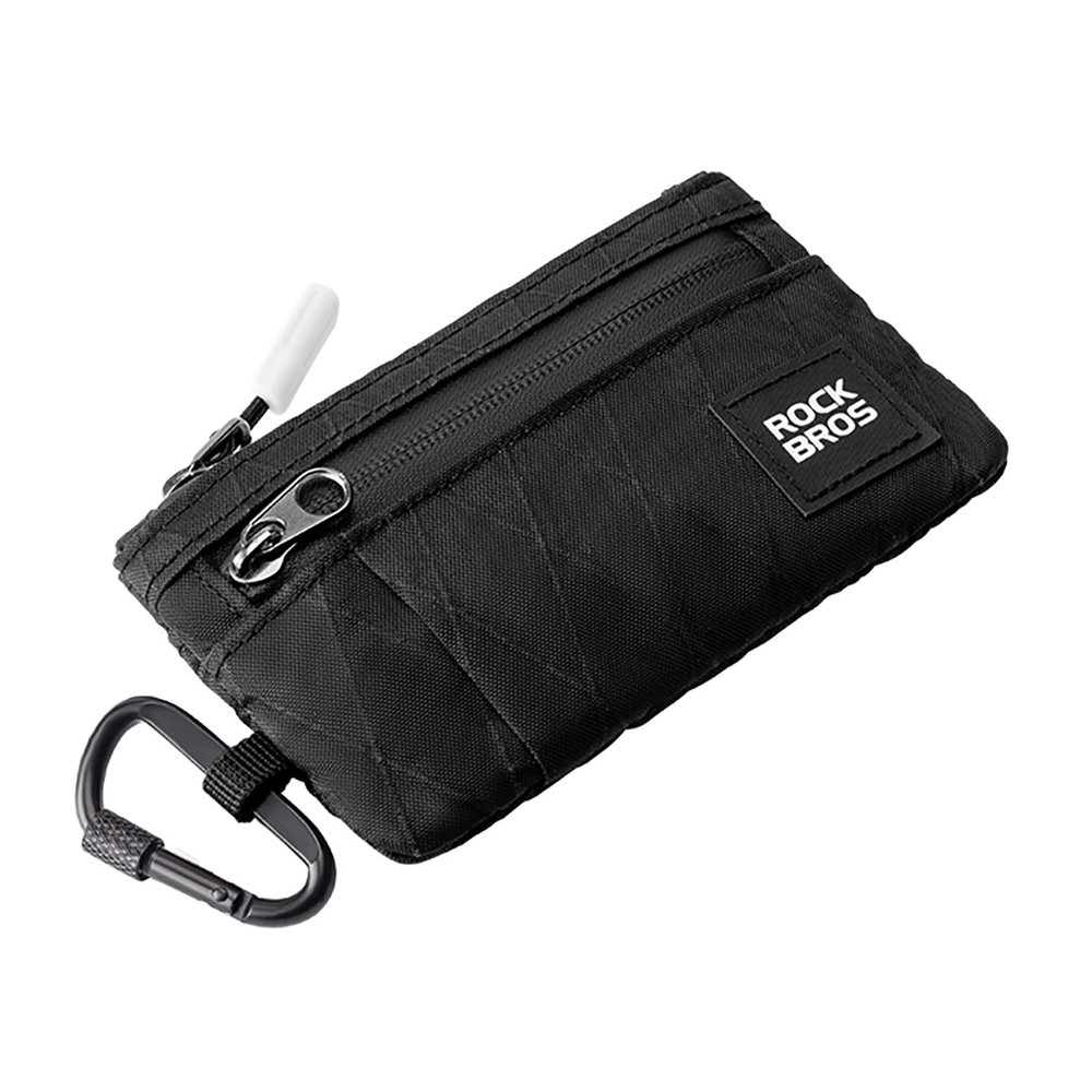 Rockbros Travel Wallet with Carabiner – juodos spalvos