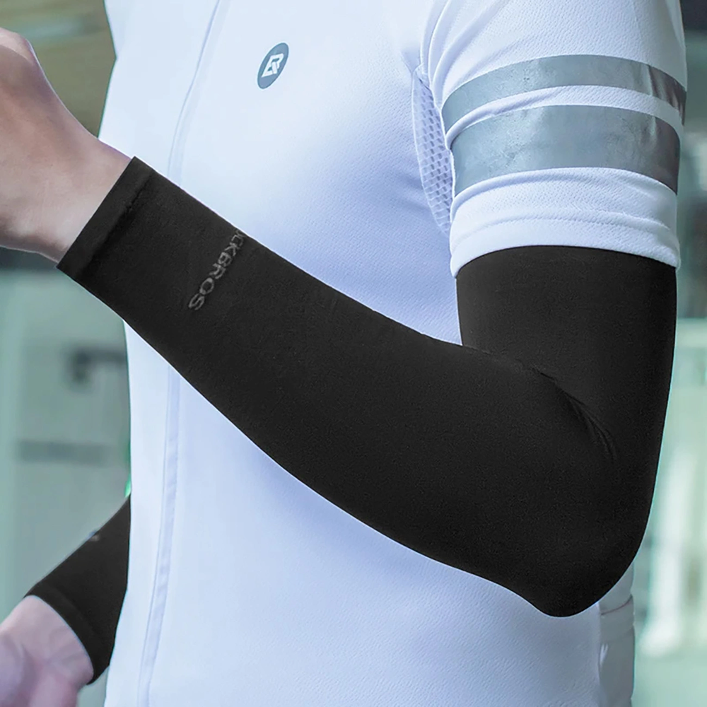 Rockbros XT9002BK cycling arm warmers – juodas (2 pcs.)