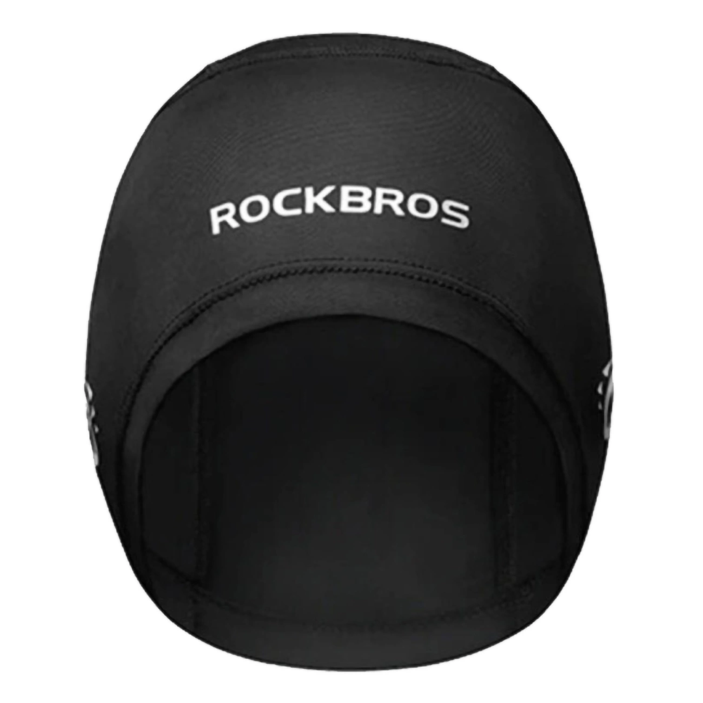Kepurė Rockbros YPP037 dviratininko kepuraitė su išpjovomis akiniams – juodas