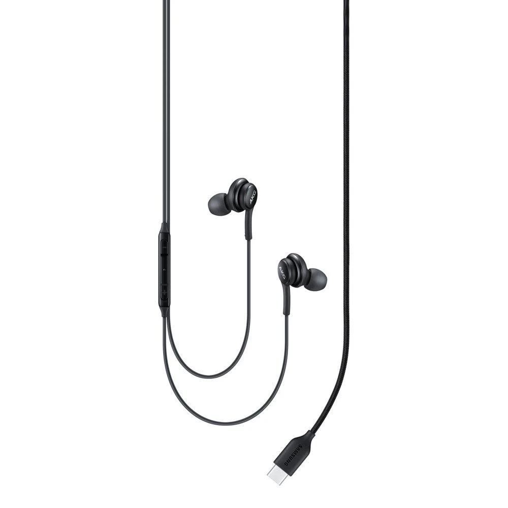 Į ausis dedamos ausinės Samsung IC100BBE Earphones Type-C, Juodos