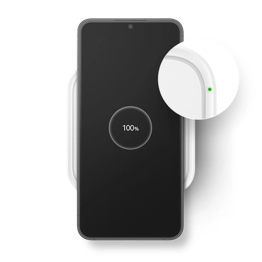 112803 EP-P2400TWE Samsung belaidio įkrovimo padėklas su adapetriu baltos spalvos