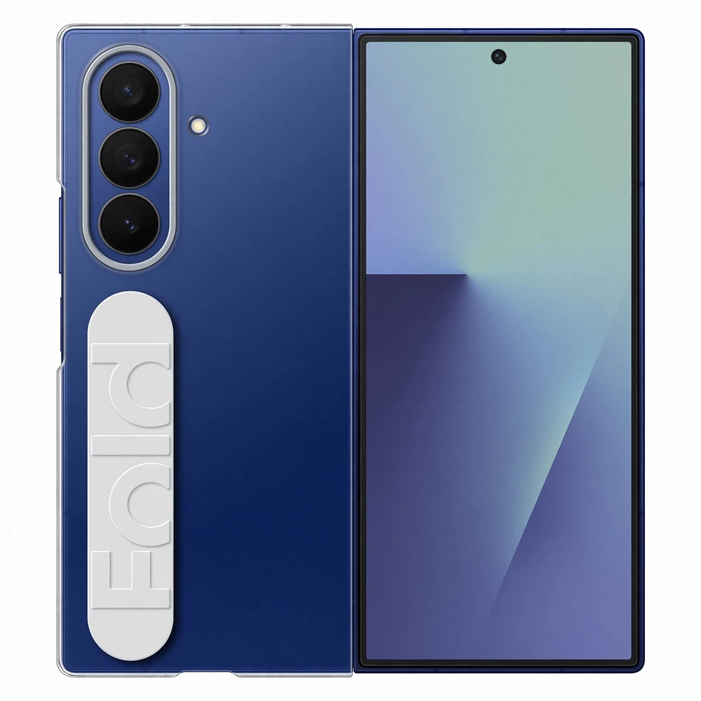 QF966CTEGWW skaidrus, liečiamas dėklas „Samsung Galaxy Fold7“, permatomas