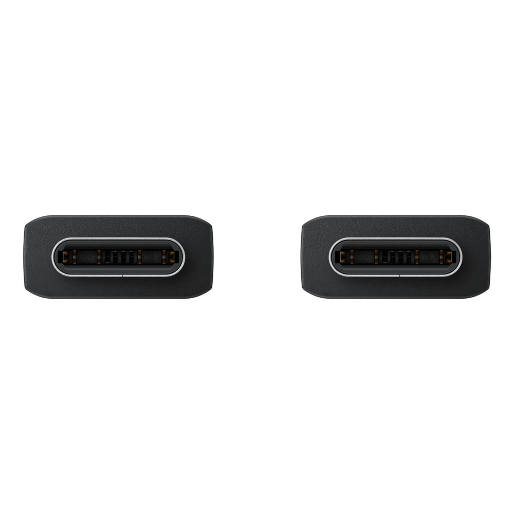 USB kabelis originalus Samsung EP-DX310JBEGEU Type-C-Type-C 1.8m pakuotėje juodas