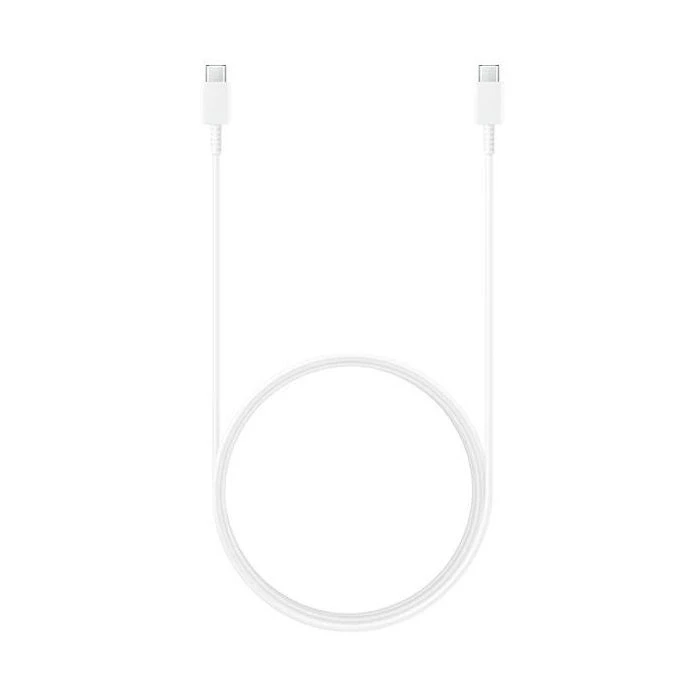 112803 EP-DX310JWE Samsung USB-C/USB-C duomenų kabelis 3A 1.8m baltos spalvos (Bulk)