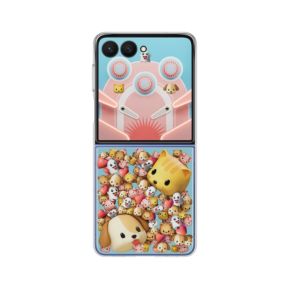 Dėklas ZF766CTEGWW Flipsuit Samsung Galaxy Flip7, Transparent