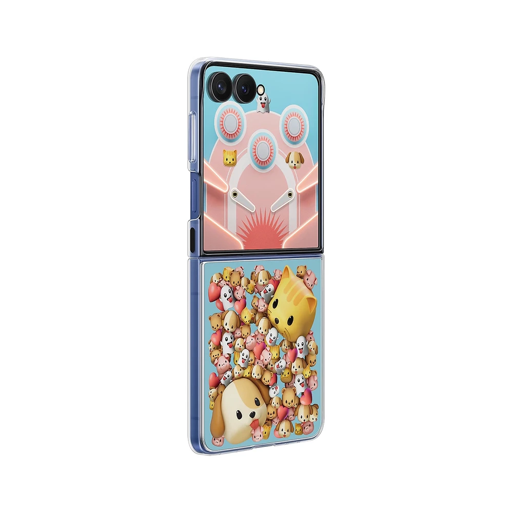Dėklas ZF766CTEGWW Flipsuit Samsung Galaxy Flip7, Transparent