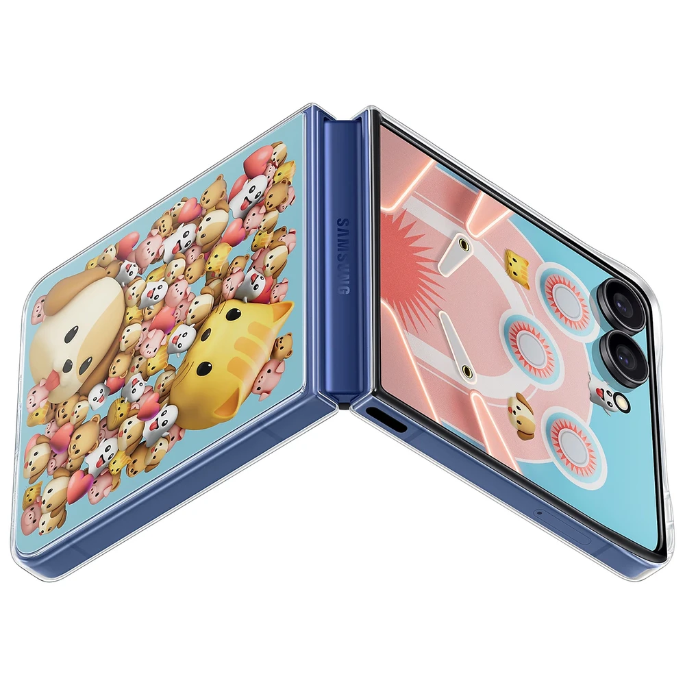Dėklas ZF766CTEGWW Flipsuit Samsung Galaxy Flip7, Transparent