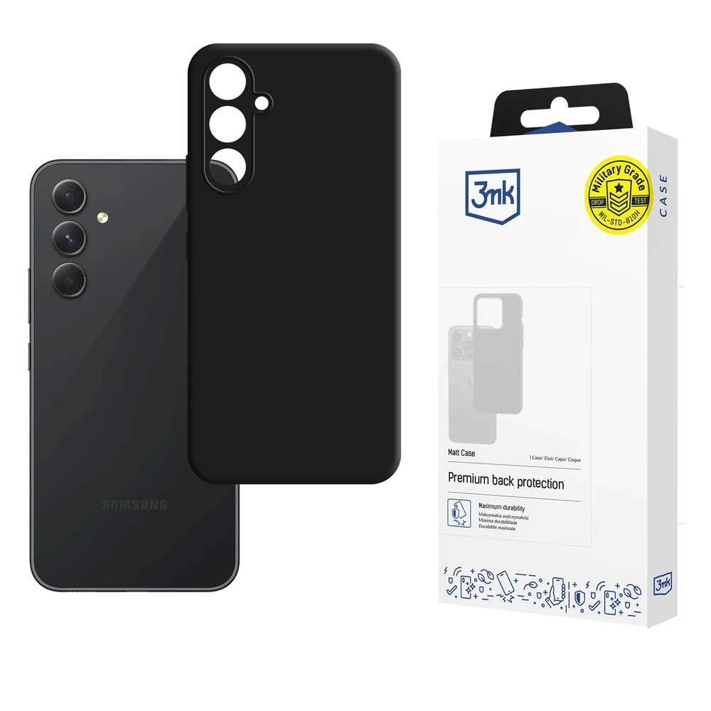 Dėklas 3mk Matt Case Samsung A546 A54 5G juodas