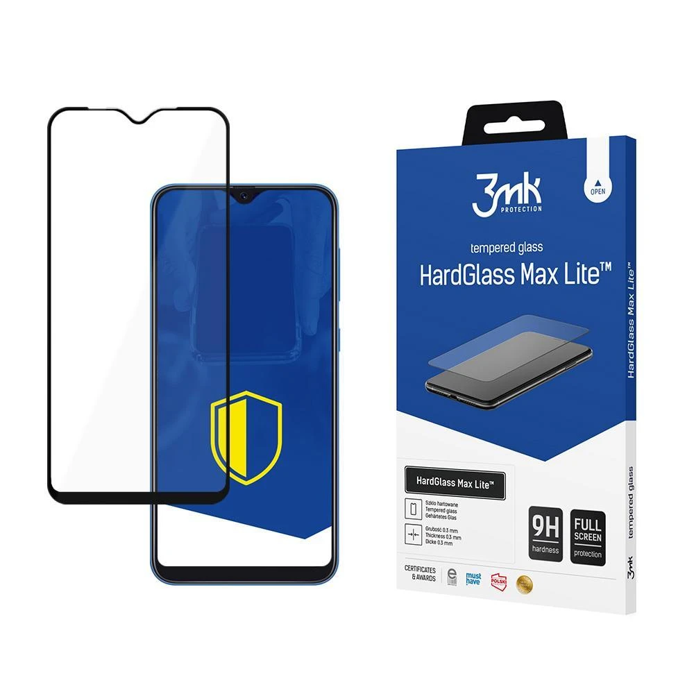 3MK HARD GLASS MAX LITE SAMSUNG GALAXY M02 Juodas